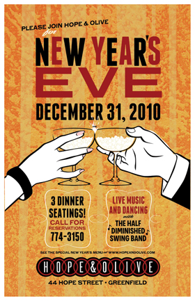 Hope & Olive New Years 2010 Party
