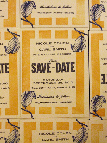 Smith Cohen Save the Date card